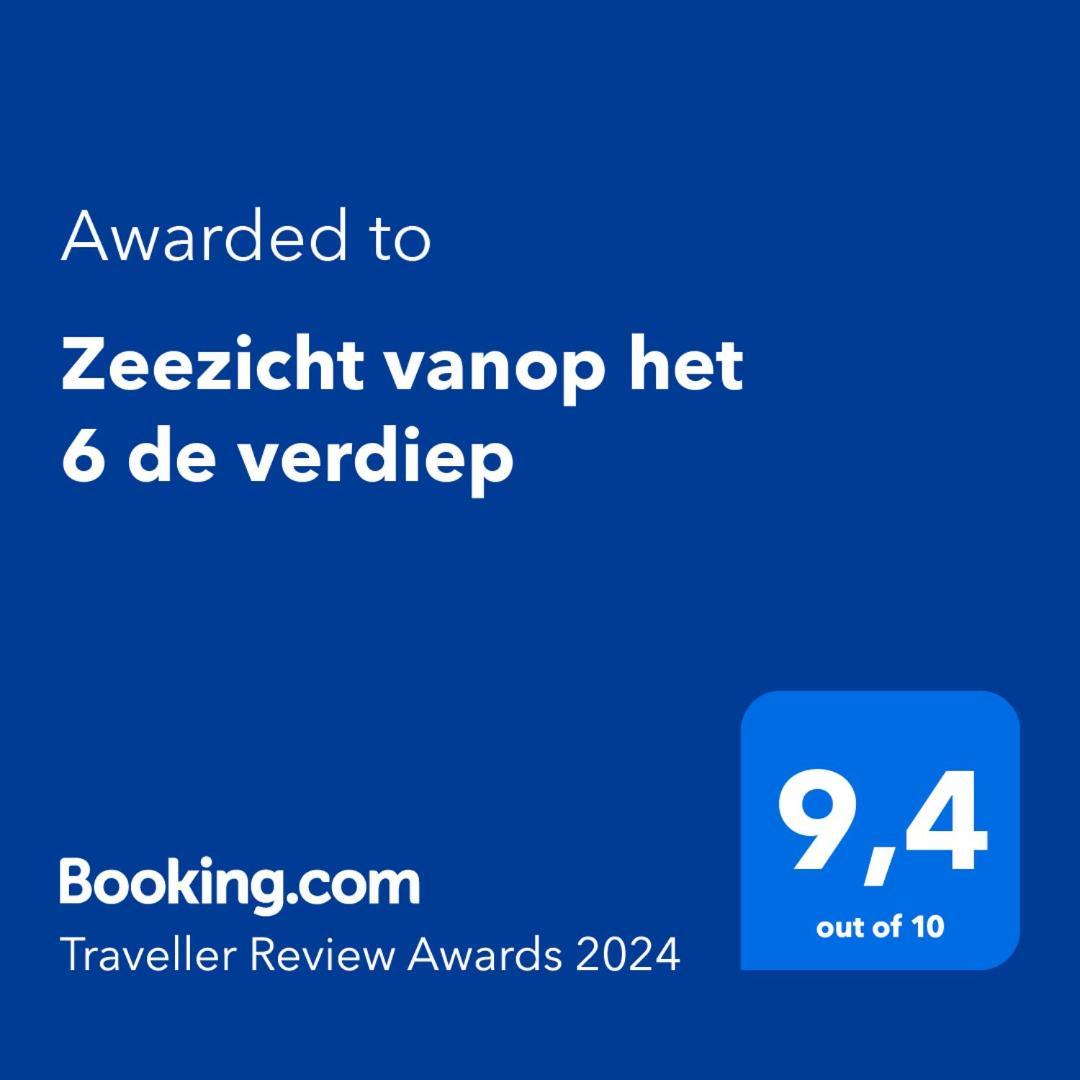 Zeezicht Vanop Het 6 De Verdiep Oostduinkerke Exteriör bild